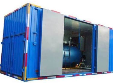 container rshelter caldaia boiler 