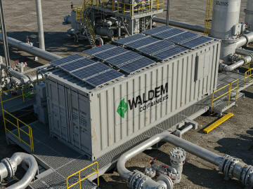 Container Fotovoltaico 40' pannelli
