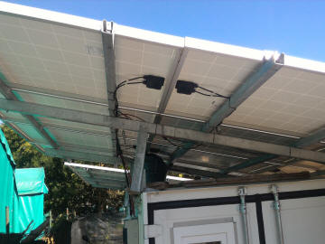 Pannelli Fotovoltaici tetto container
