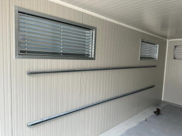 Container Interno Shelter Griglie fissaggio