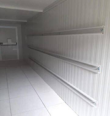 container interno shelter unistrut quadri 