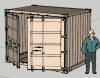 Container 10' open side