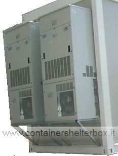 condizionatore container shelter colonna