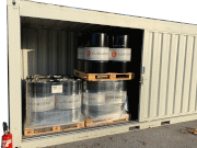 container vernice vasca grigliata